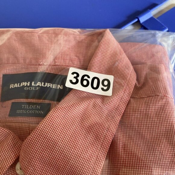 Ralph Lauren Golf Button Down Shirt Mens XL Red Tilden Plaid Preppy Casual - Picture 9 of 9